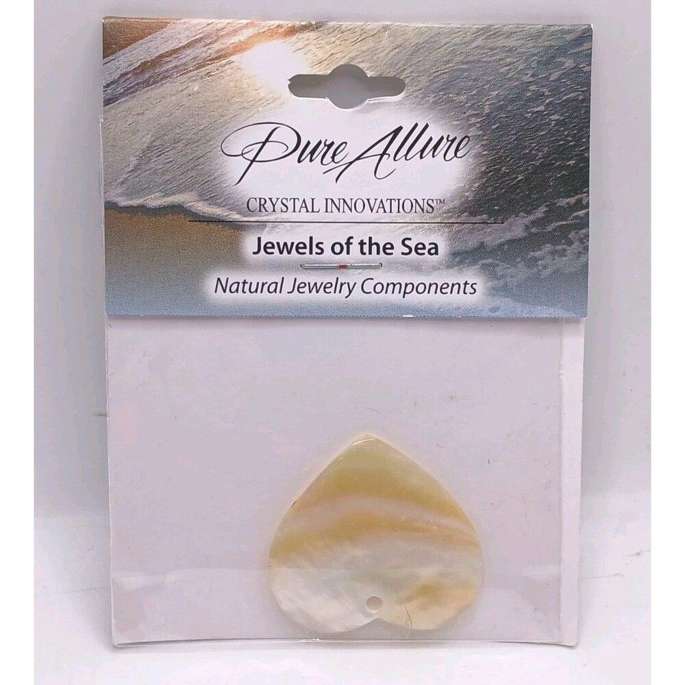 Pure Allure Jewels of the Sea Shell Heart Jewelry Making Supplies 1 PC NOS NEW